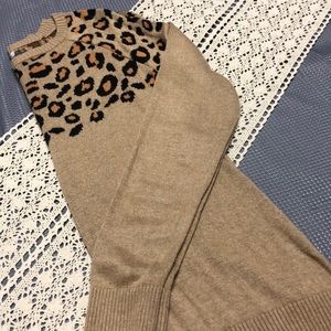 Leopard print sweater